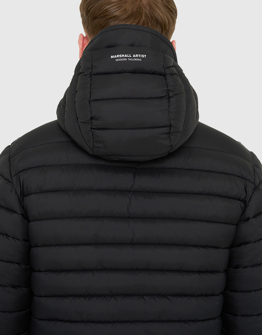 Marshall Artist Cascade Bubble Puffer Jacket Black