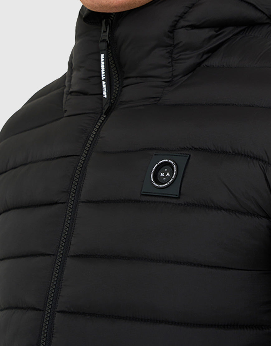 Marshall Artist Cascade Bubble Puffer Jacket Black