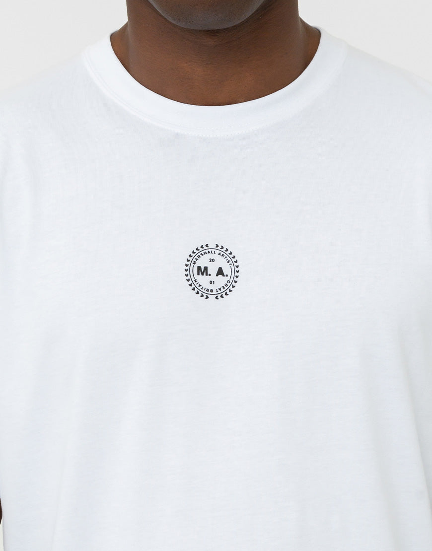 Marshall Artist Explore & Create Back Graphic T-Shirt White