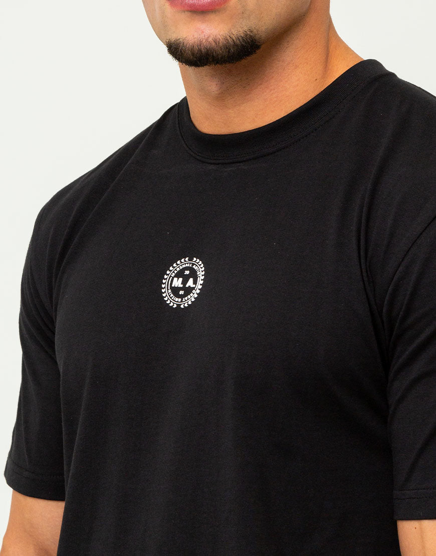 Marshall Artist Wireframe Back Graphic T-Shirt Black