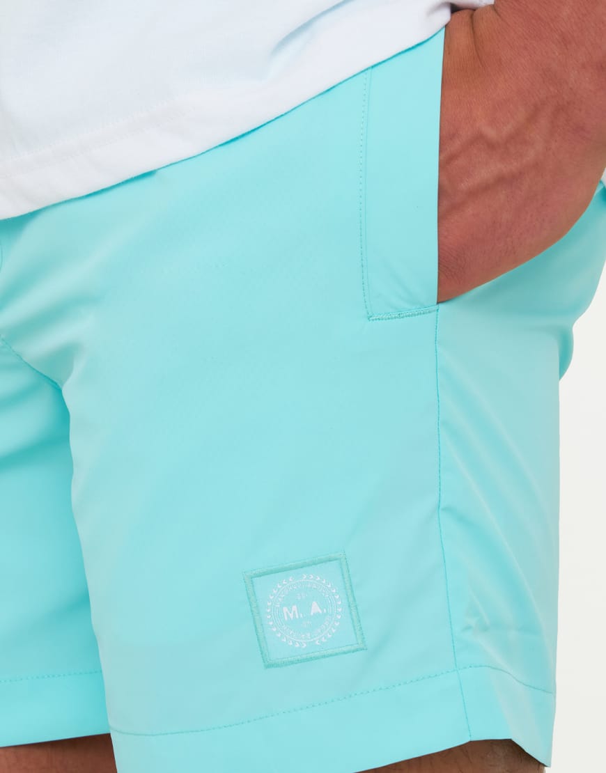 Marshall Artist Foundation Swim Shorts Aqua Blue