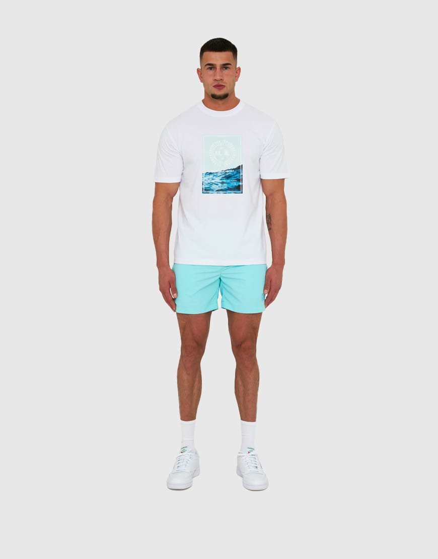 Marshall Artist Foundation Swim Shorts Aqua Blue
