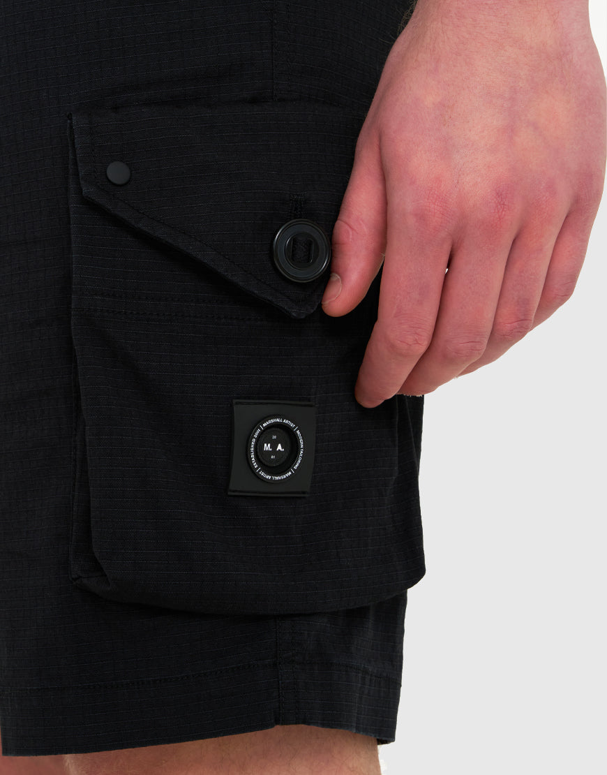 Marshall Artist Arniston Cargo Shorts Black