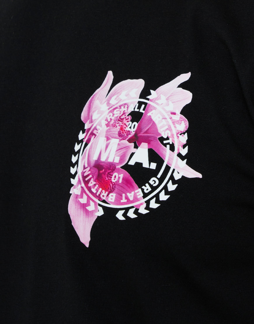Marshall Artist Sonic Bloom Back Graphic T-Shirt Black