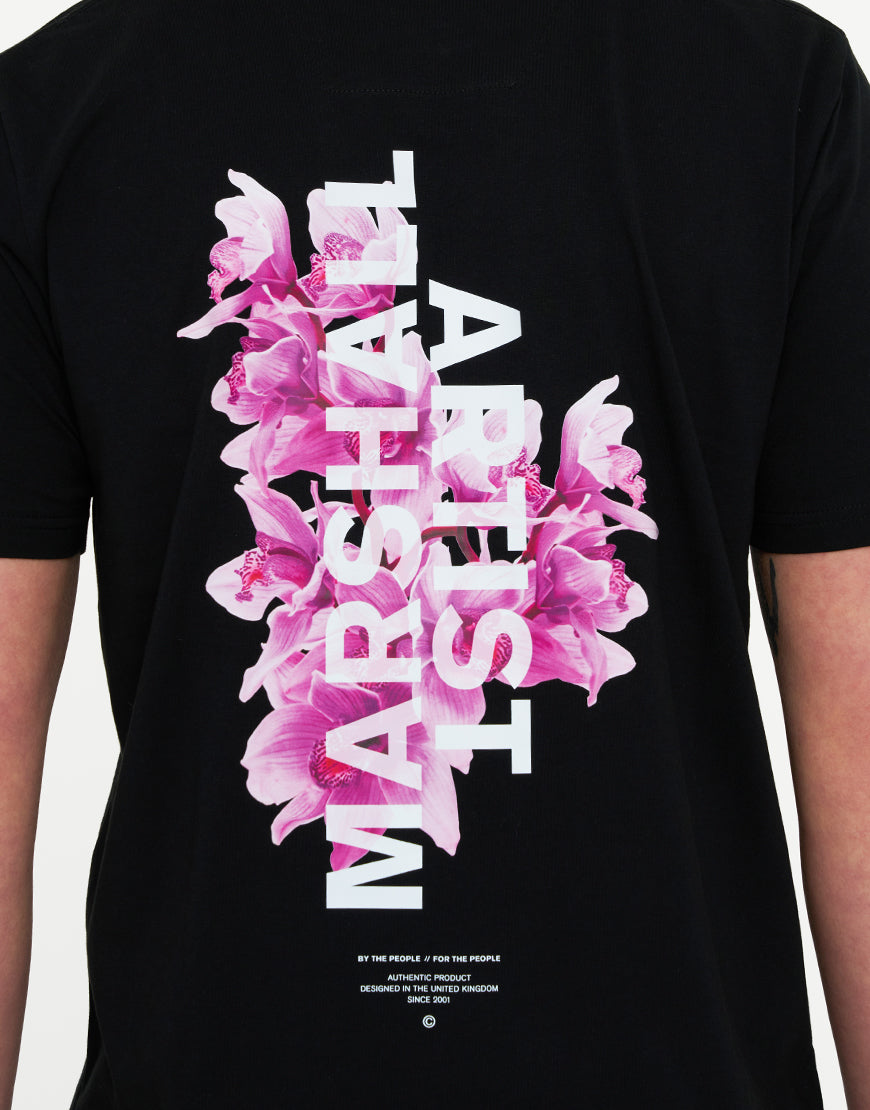Marshall Artist Sonic Bloom Back Graphic T-Shirt Black