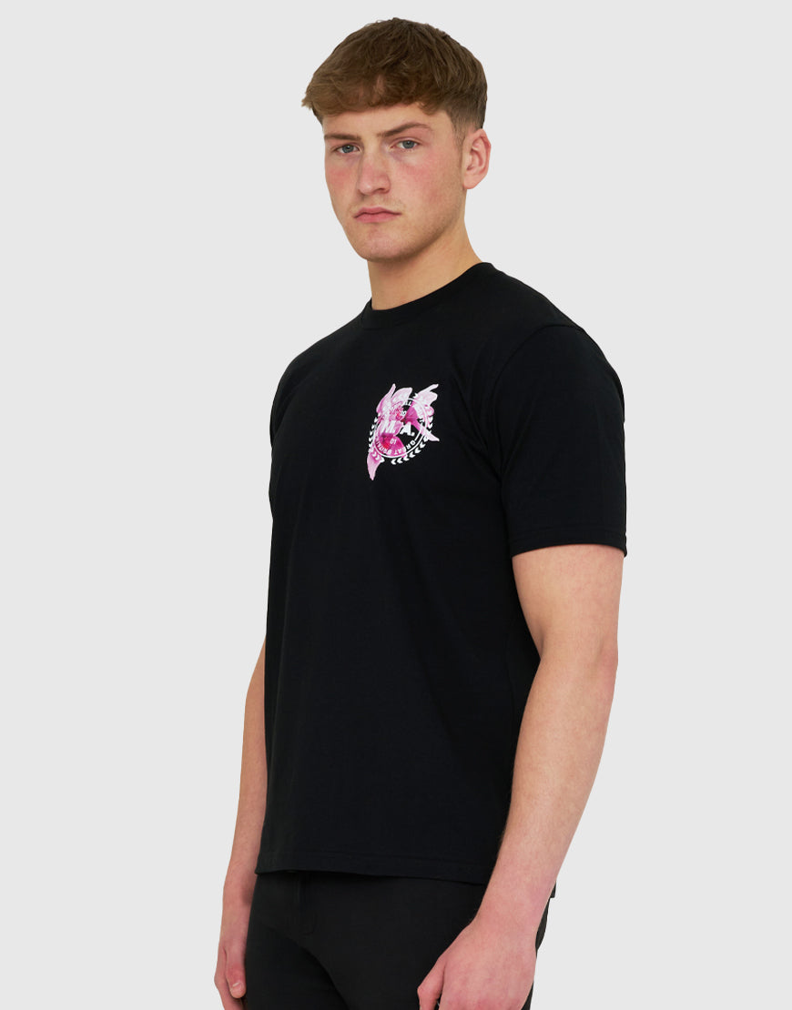 Marshall Artist Sonic Bloom Back Graphic T-Shirt Black