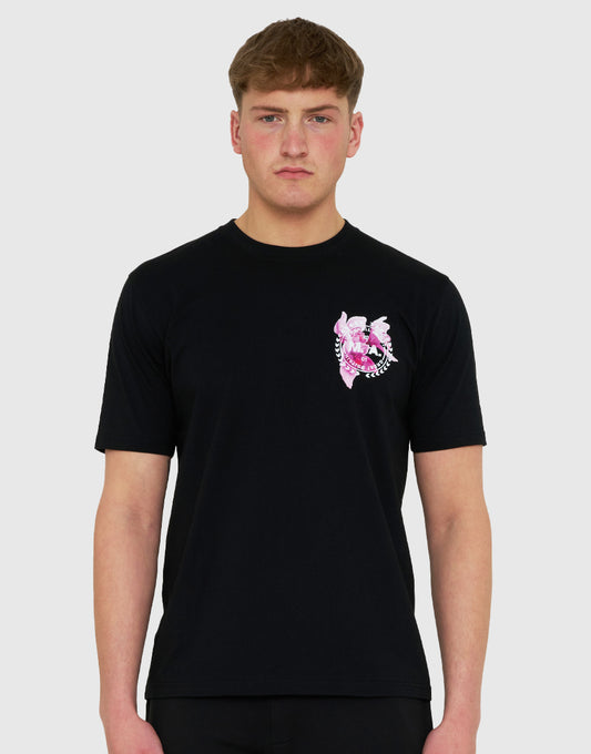 Marshall Artist Sonic Bloom Back Graphic T-Shirt Black