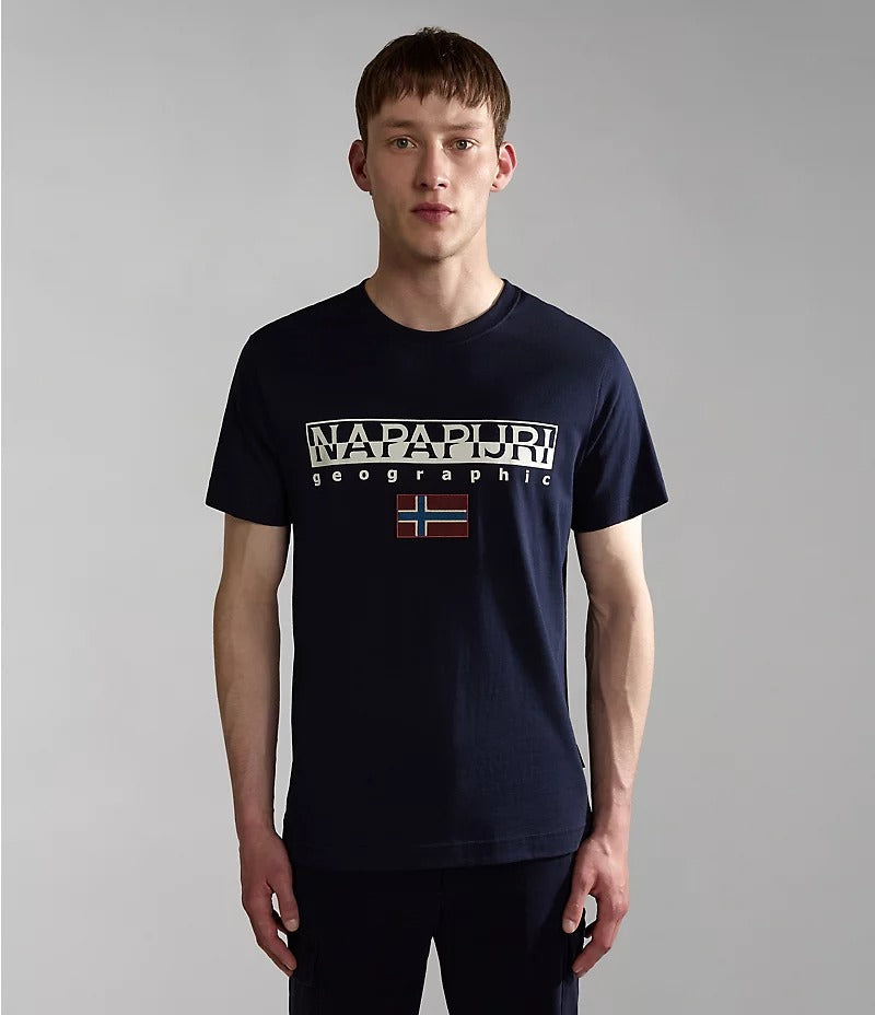 Napapijri S-AYAS T-Shirt in Blue Marine