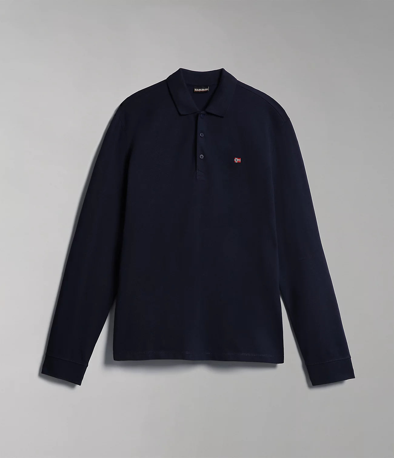Napapijri Ealis Long Sleeved Polo Blue Marine