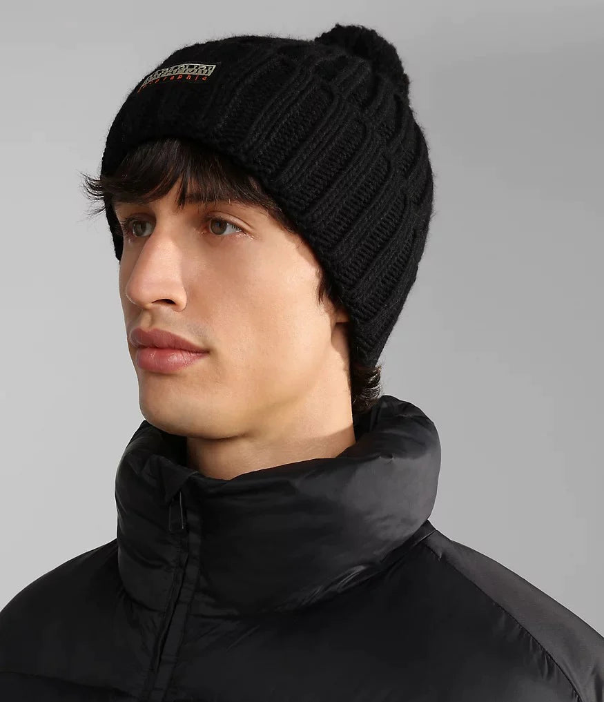 Napapijri Fea 2 Bobble Hat in Black