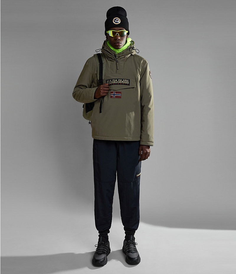 Napapijri Rainforest Winter 3 Jacket in Green Depths