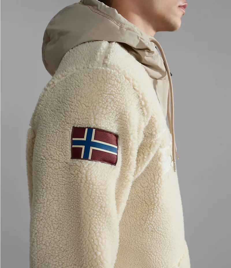 Napapijri Teide Overhead Jacket Whitecap Grey