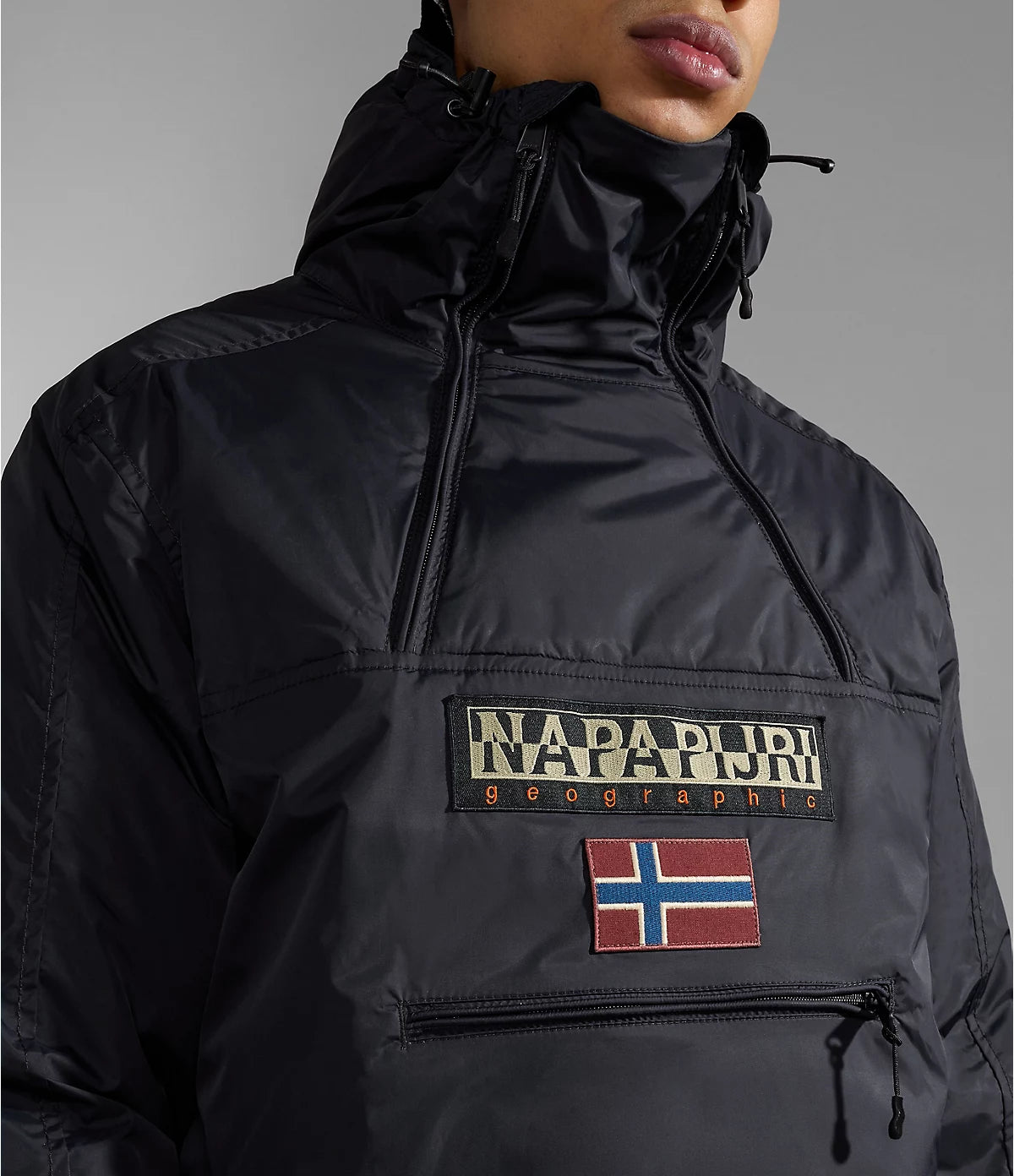 Northfarer Winter Anorak Jacket in Black