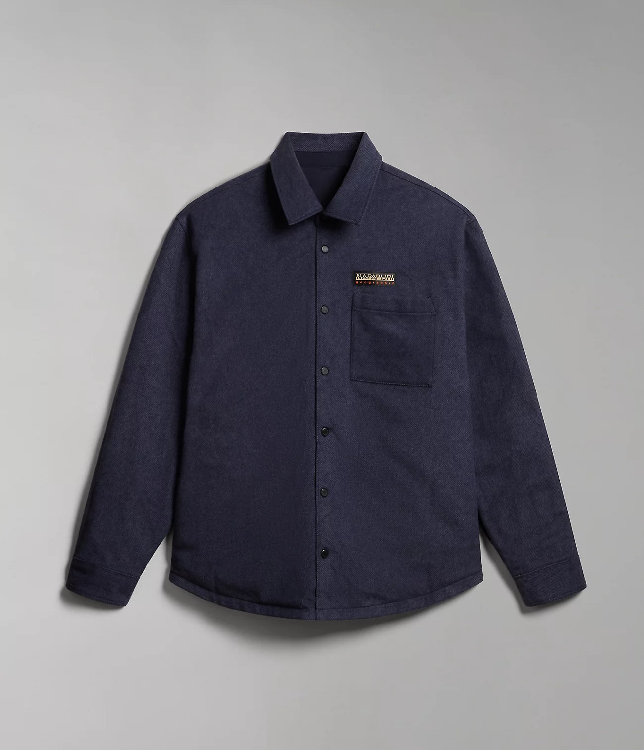 Napapijri Reversible Kerguelen overshirt in Dark Blue