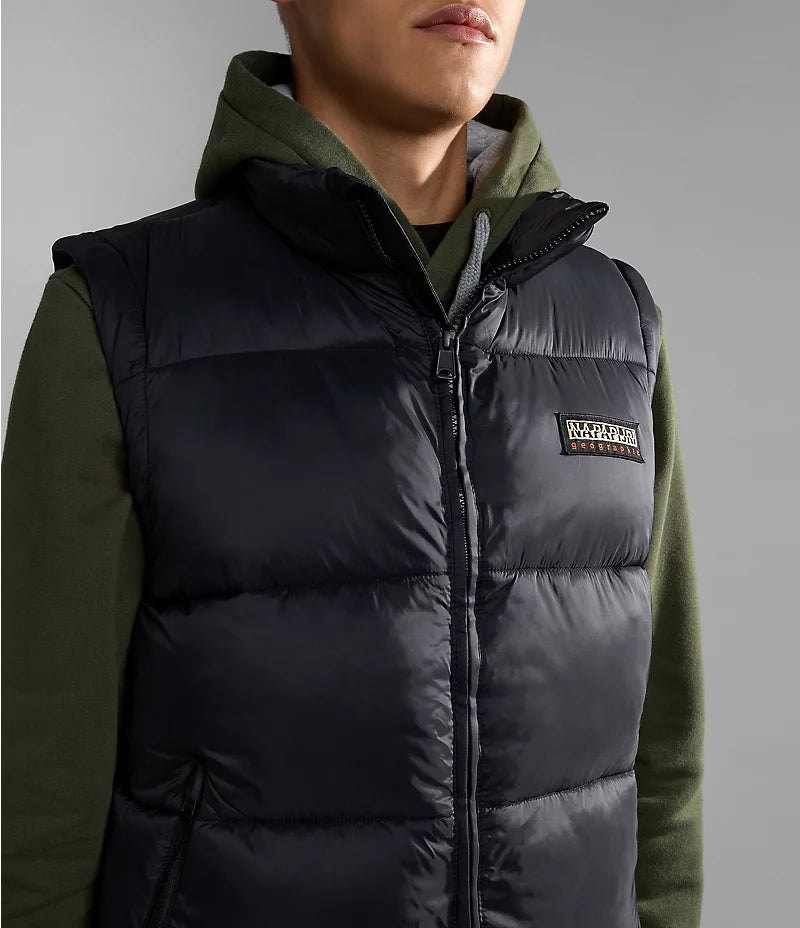 Gilet smanicato Giubbino UOMO Napapijri A-SHACKLETON VEST Blu Gilet smanicato Giubbino UOMO Napapijri A-SHACKLETON VEST Blu