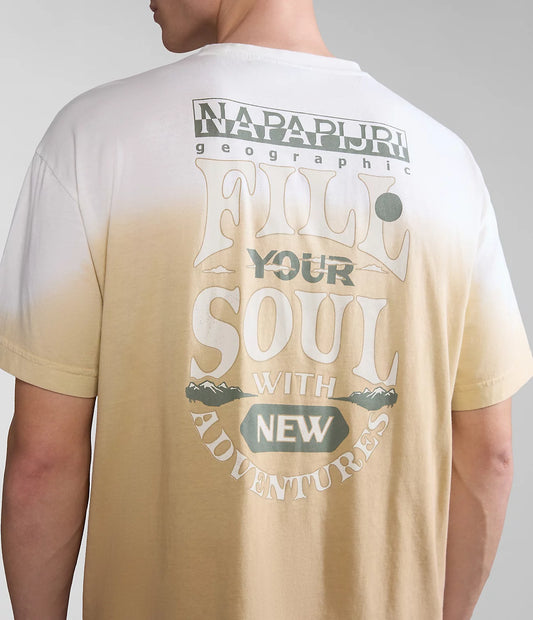 Napapijri Howard Short Sleeve T-Shirt Beige