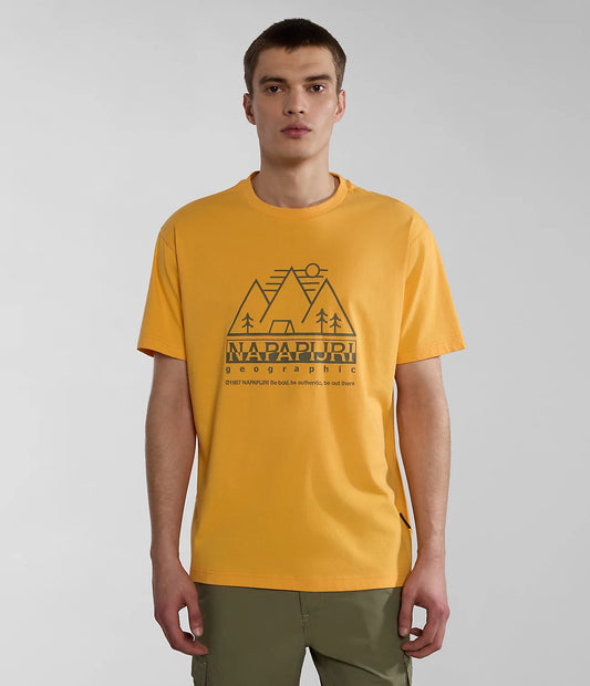 Napapijri Faber Short Sleeve T-Shirt Yellow