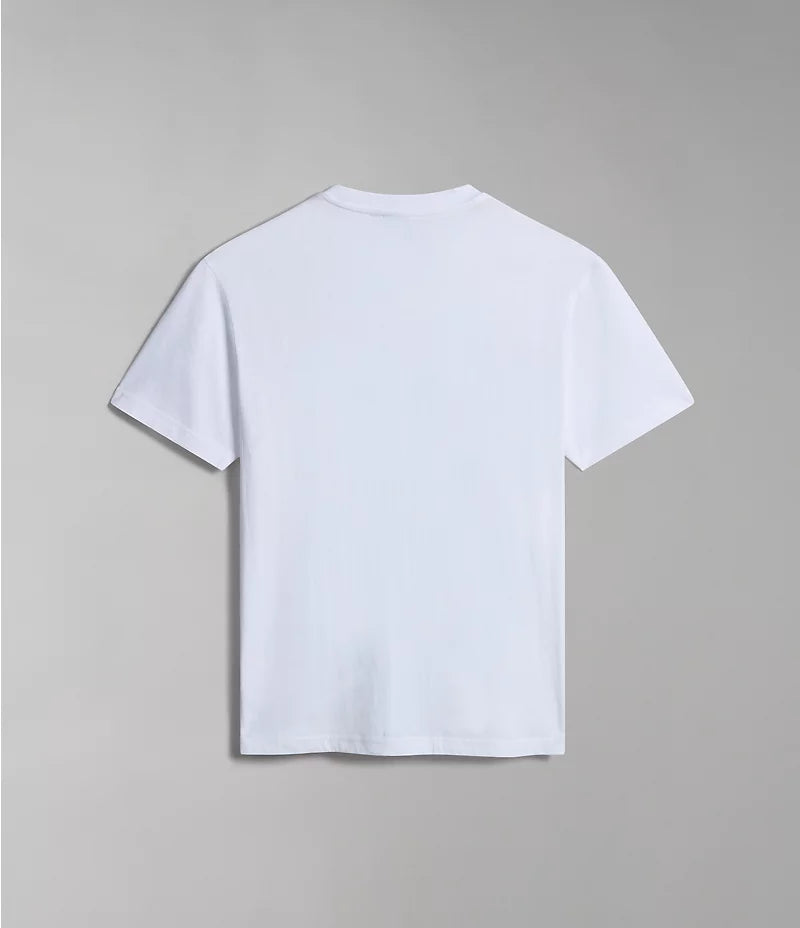 Napapijri Short Sleeve T-Shirt Telemark in Bright White