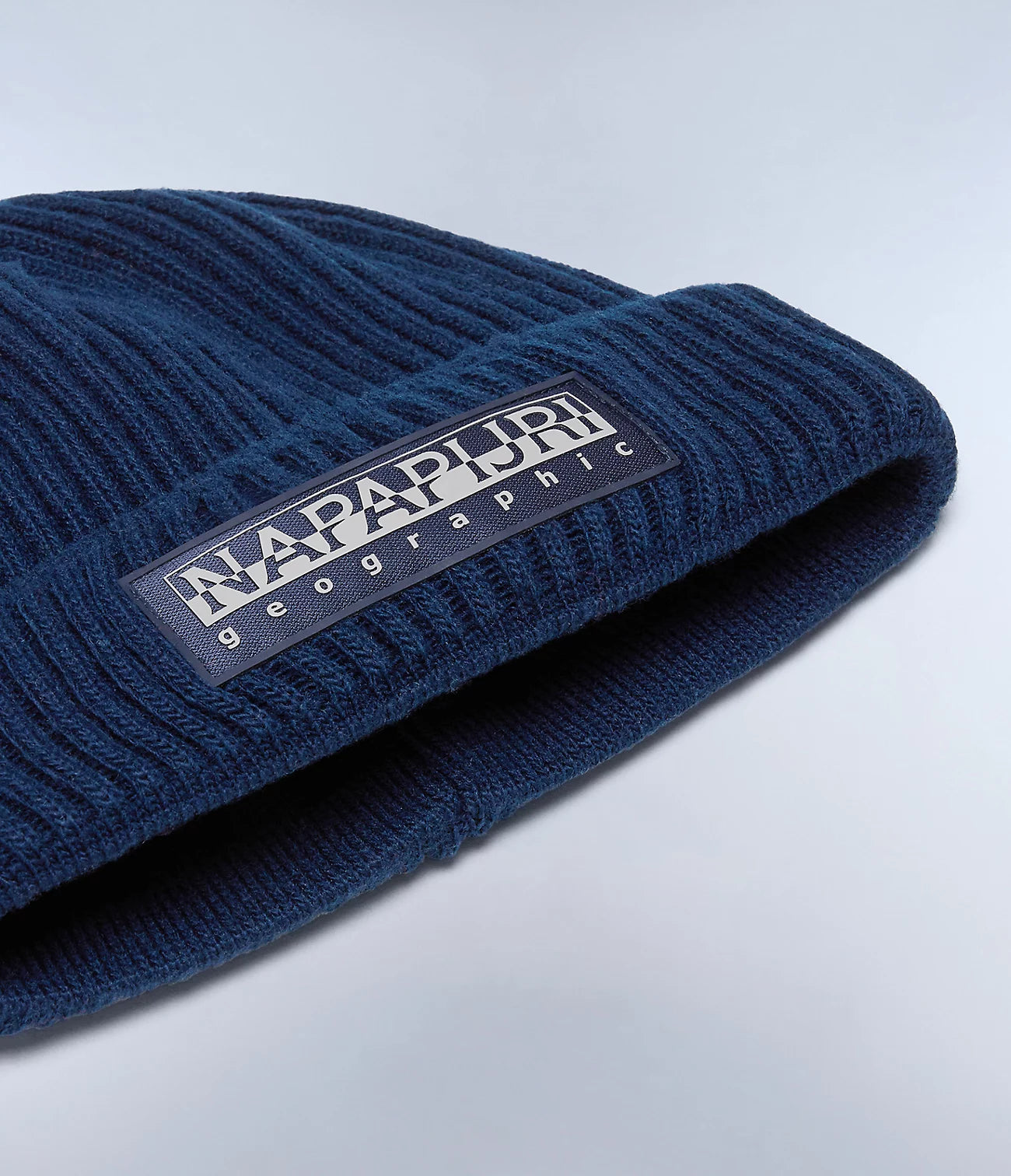 Napapijri Vispa Beanie Hat in Blue Marine
