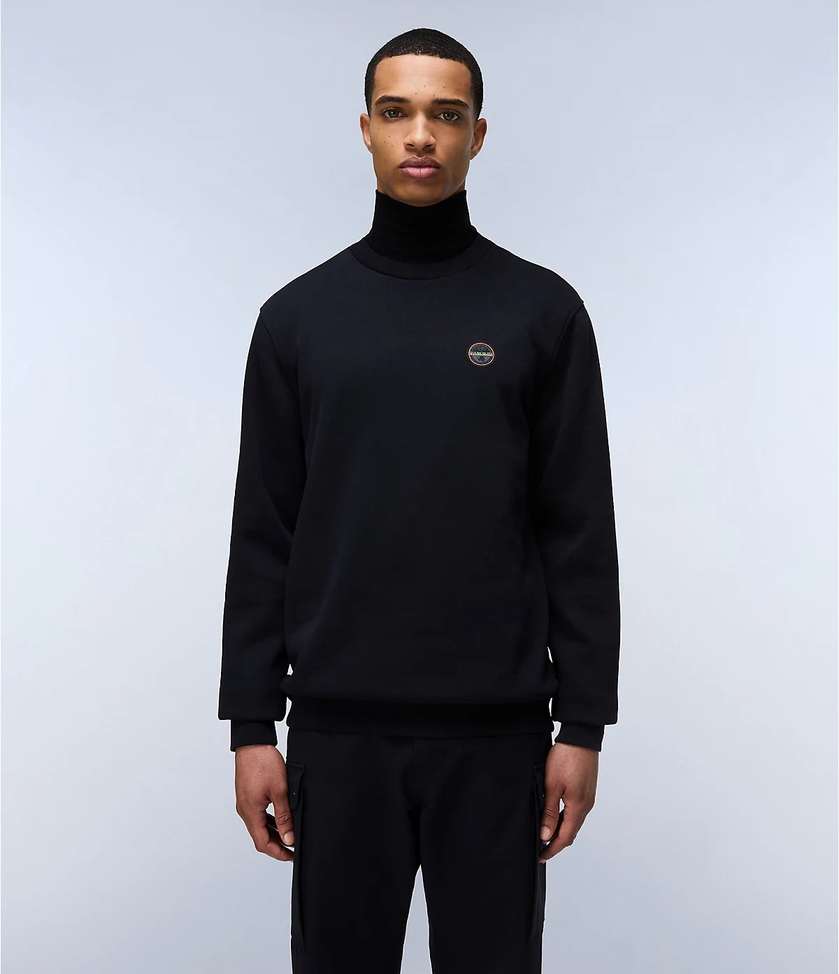 Napapijri Badge Sweatshirt in Black