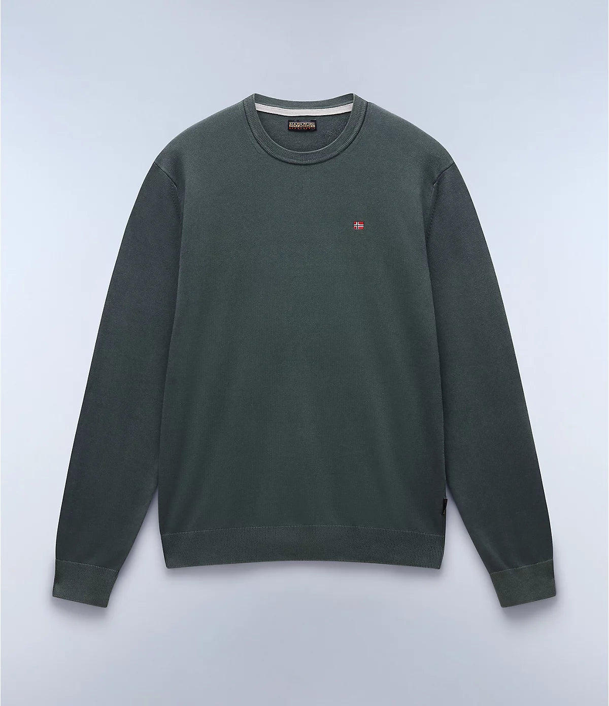 Napapijri Droz Jumper Sweatshirt in Green Urban