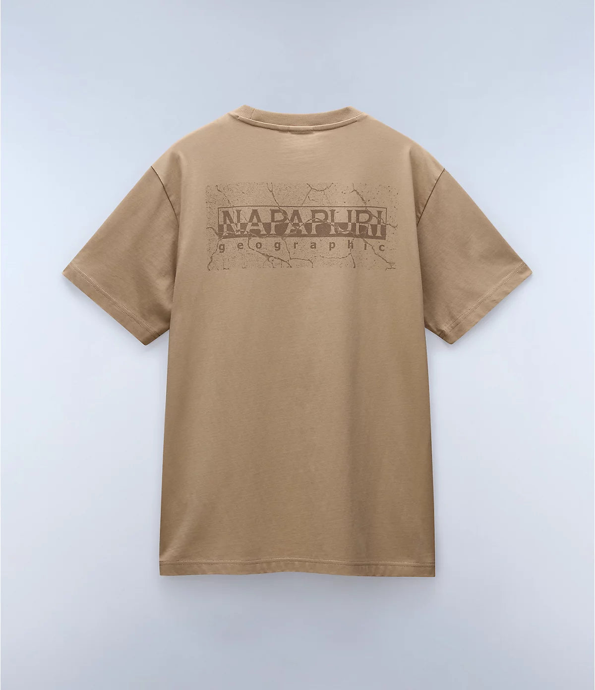 Napapijri Albula Short Sleeve T-Shirt in Beige