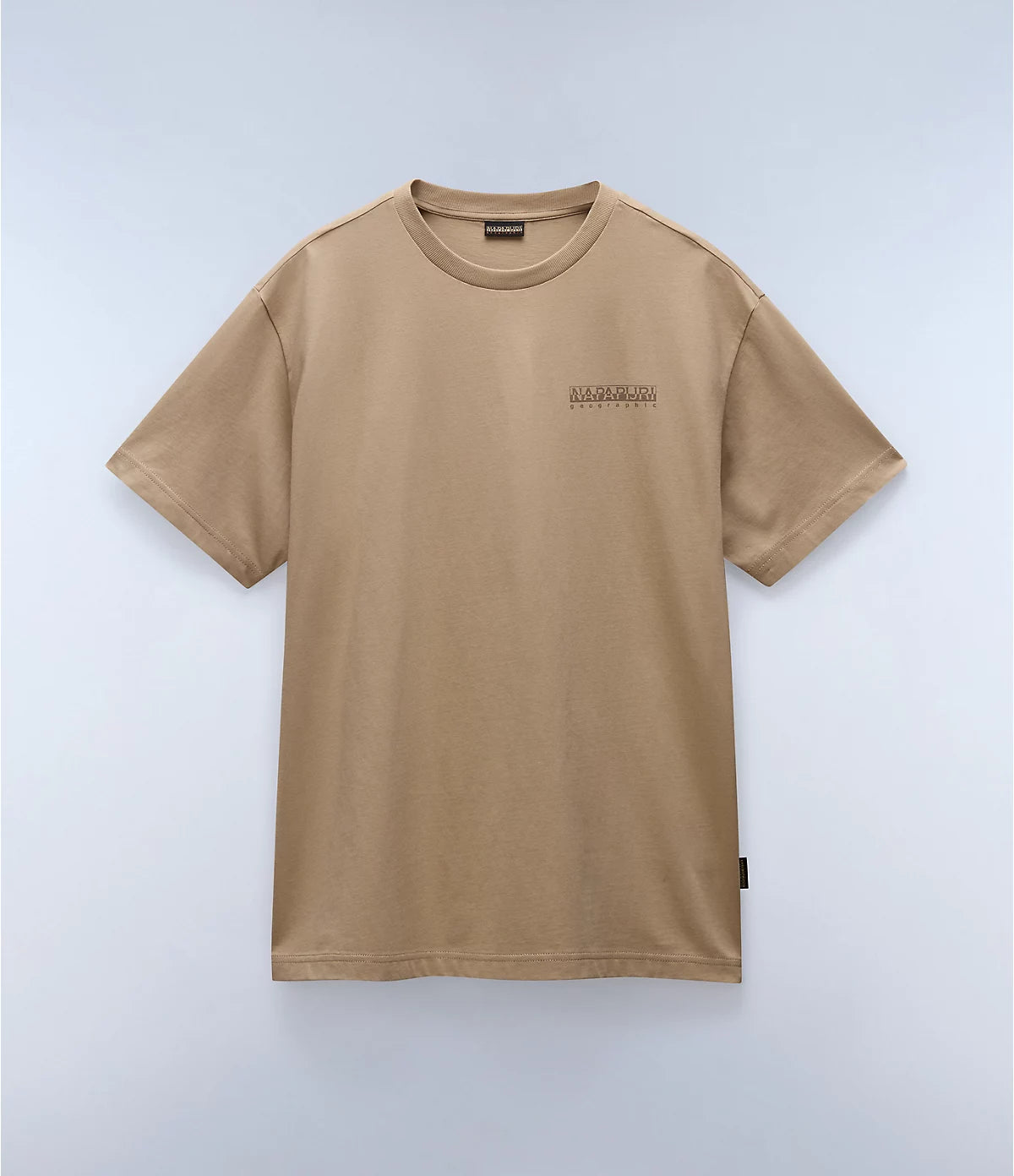 Napapijri Albula Short Sleeve T-Shirt in Beige