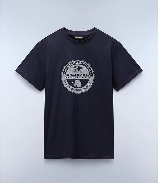 Napapijri Bollo Short Sleeve T-Shirt in Blue