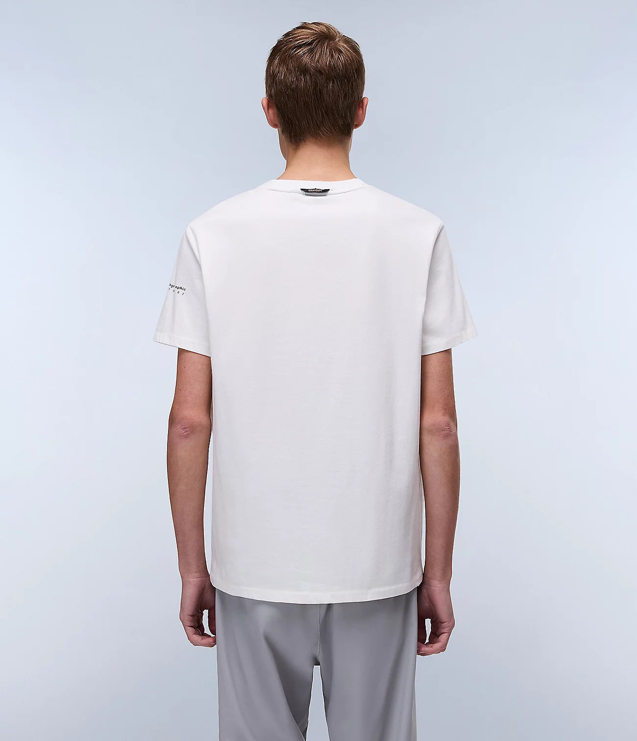 Napapijri Badge Short Sleeve T-Shirt White