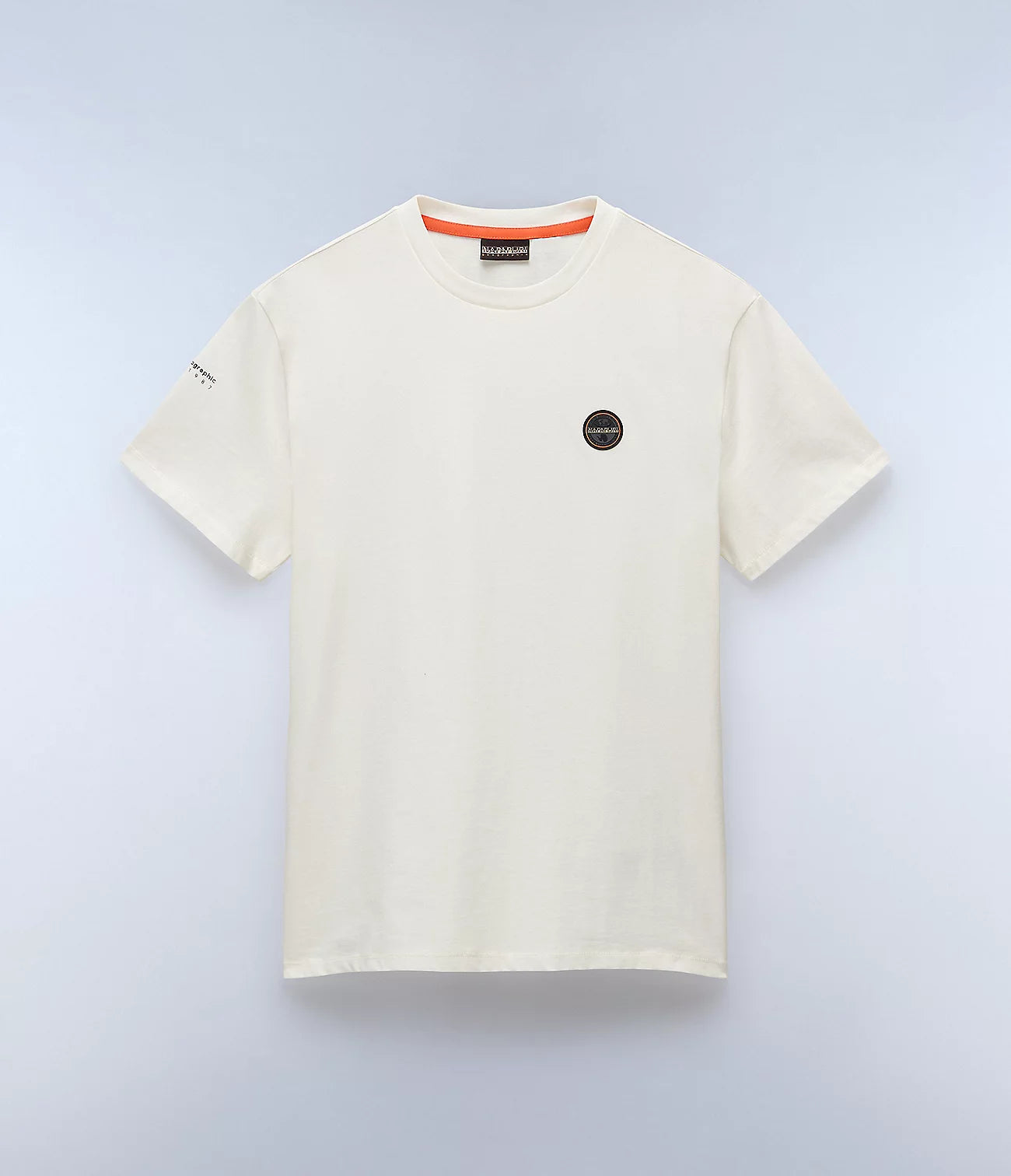 Napapijri Badge Short Sleeve T-Shirt White