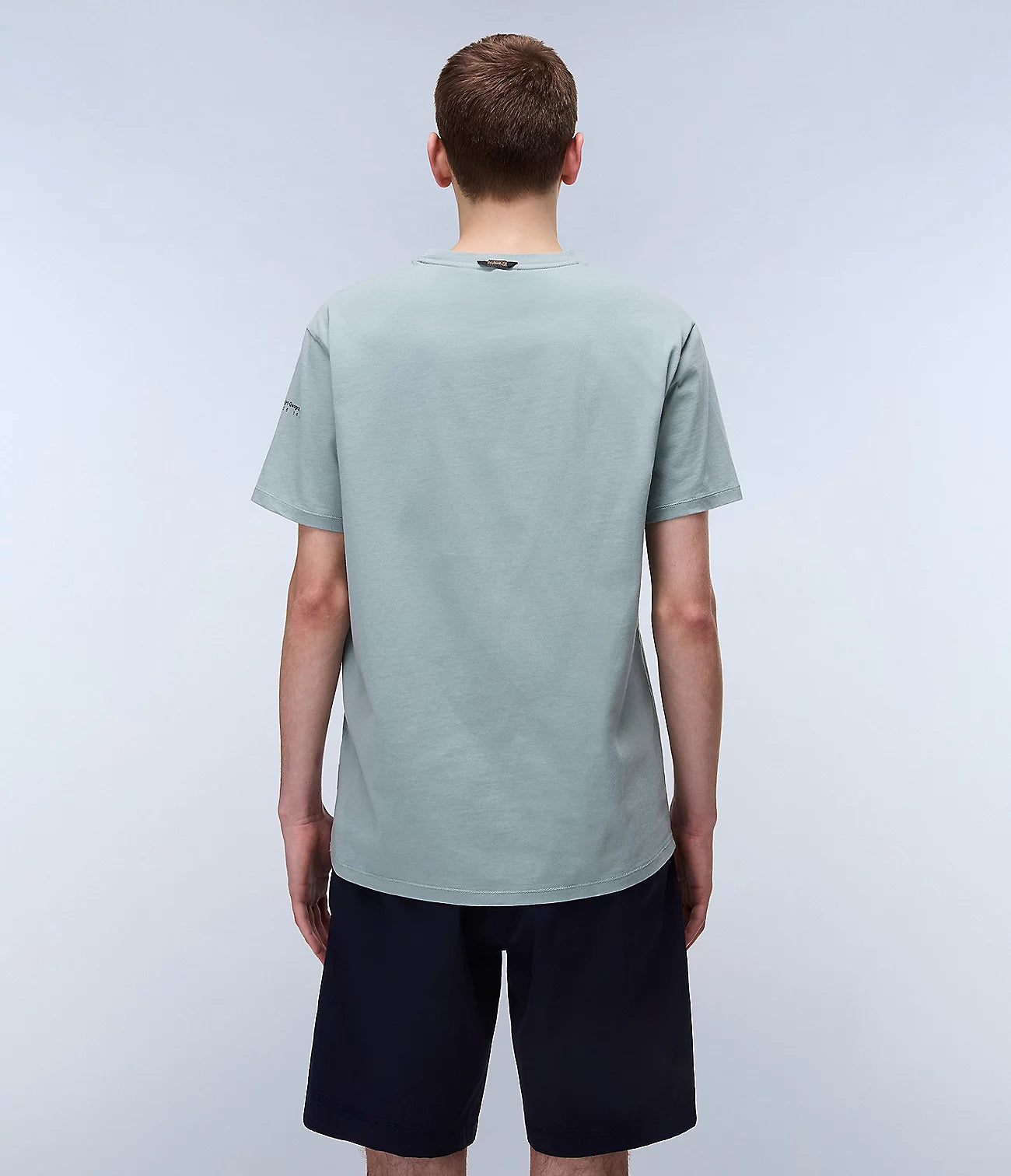 Napapijri Badge Short Sleeve T-Shirt Green