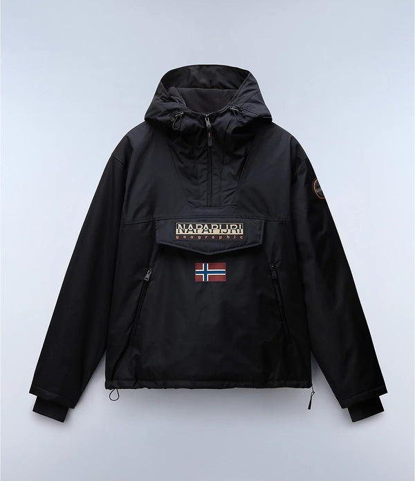 Napapijri Rainforest Next Anorak Jacket in Black