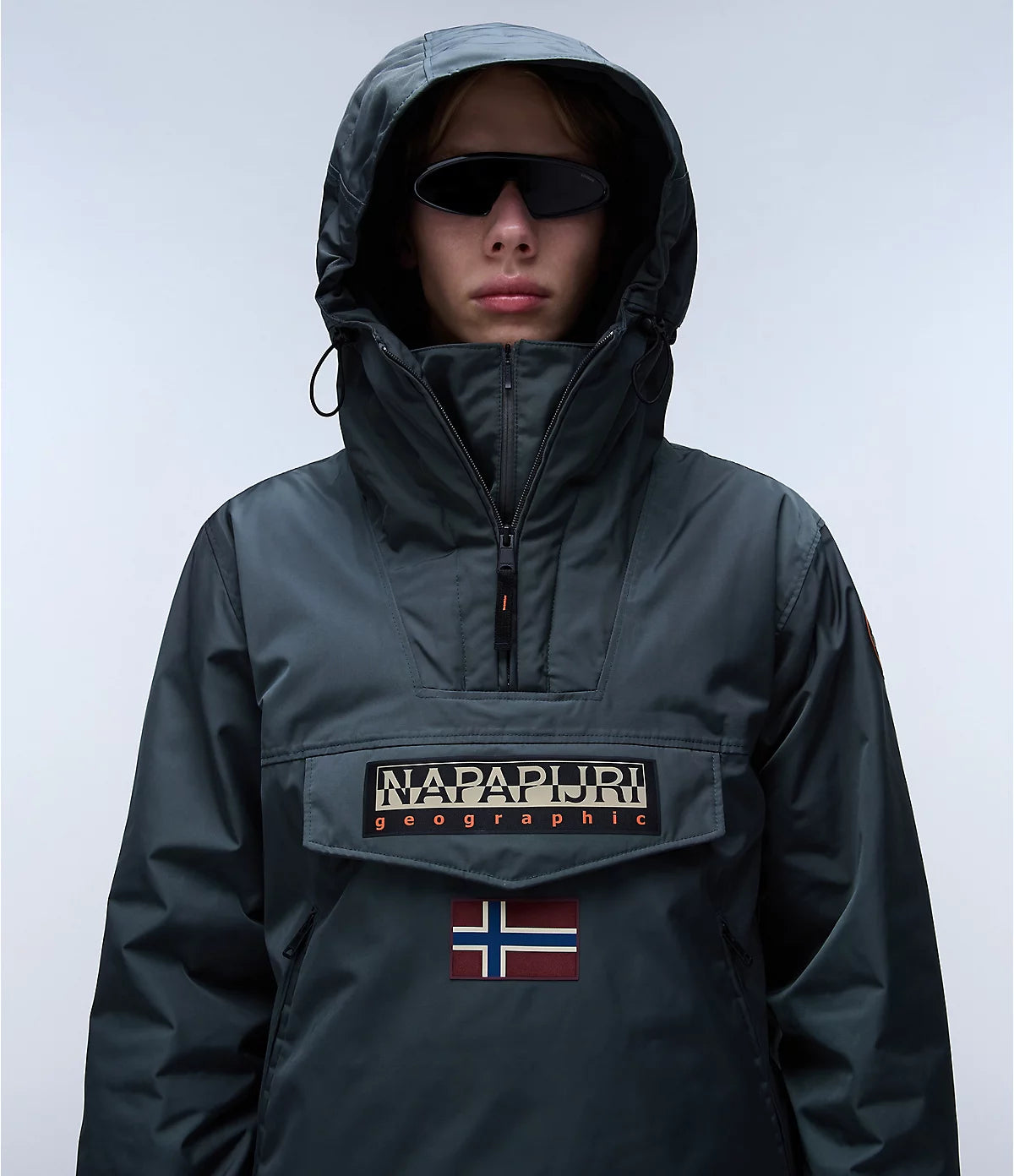 Napapijri Rainforest Next Anorak Jacket in Green Urban