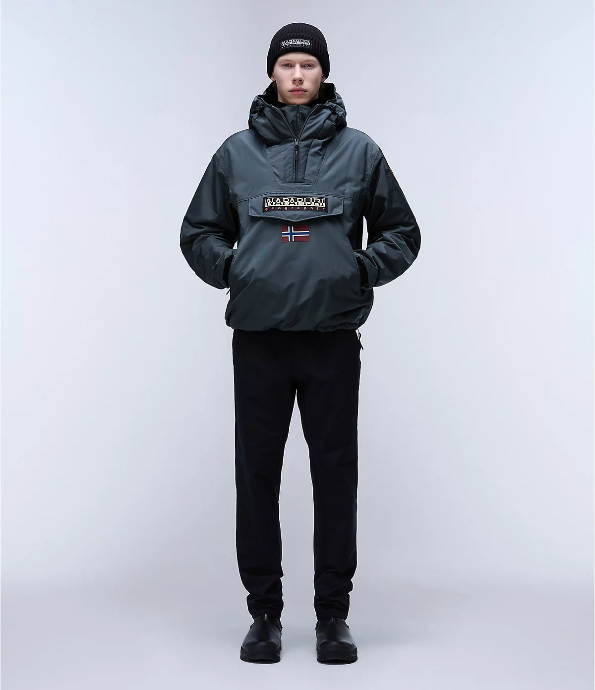 Napapijri Rainforest Next Anorak Jacket in Green Urban
