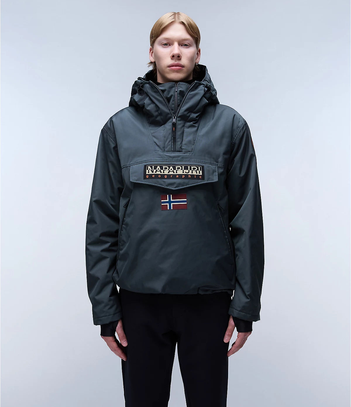 Napapijri Rainforest Next Anorak Jacket in Green Urban