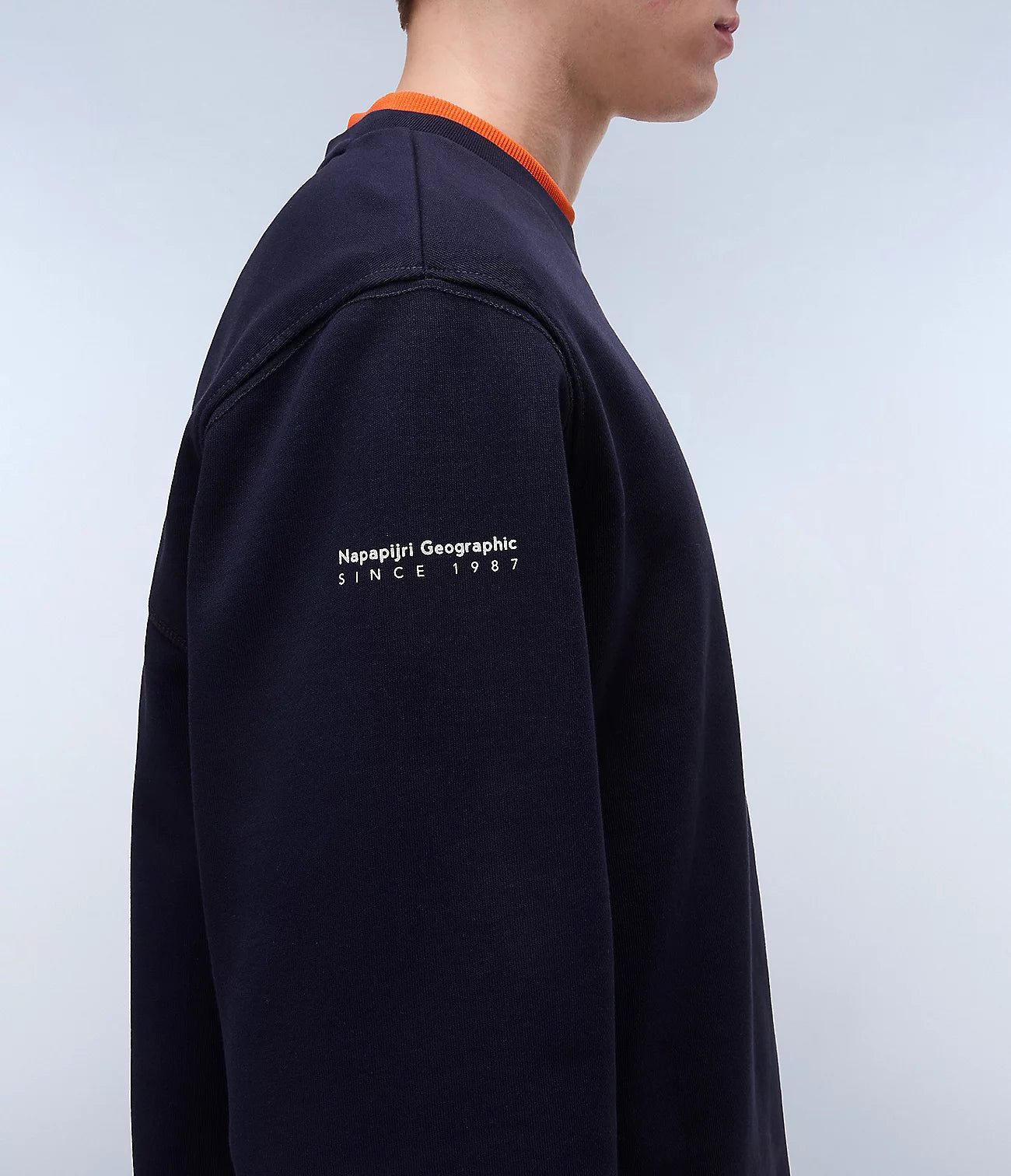 Napapijri Badge Summer Sweatshirt in Blue