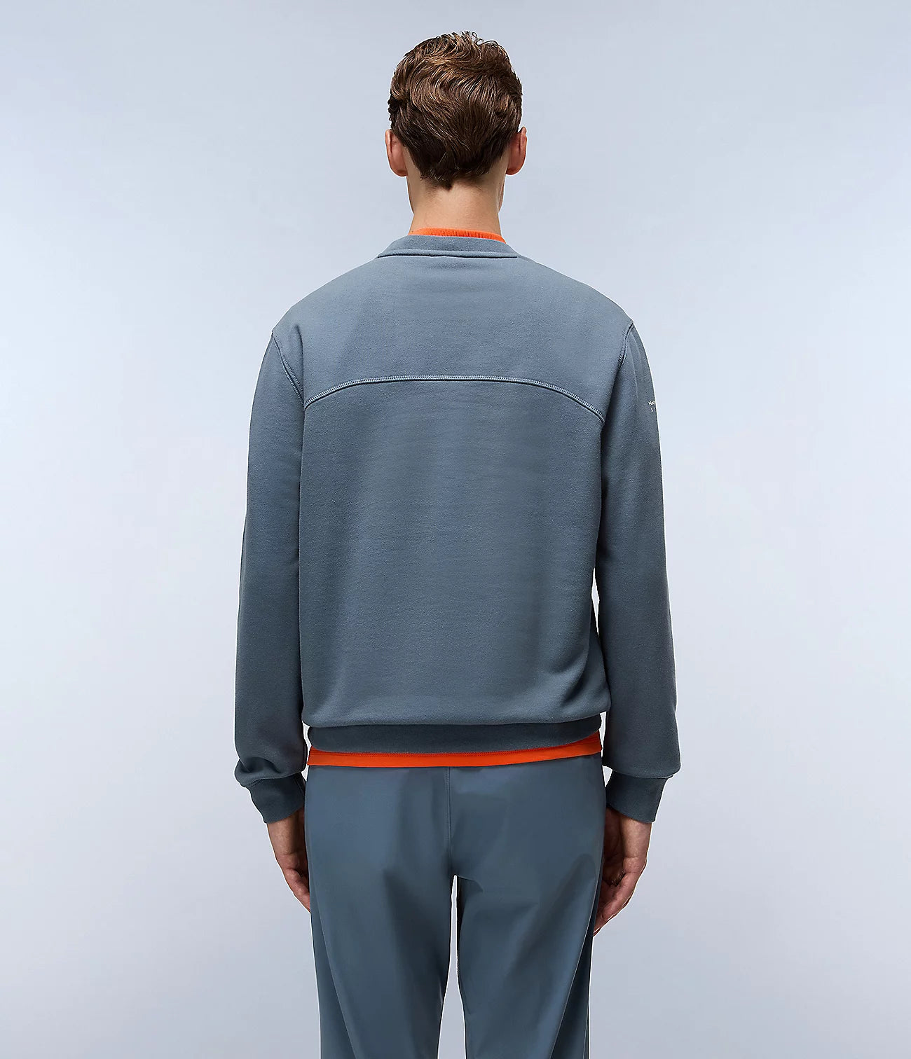 Napapijri Badge Summer Sweatshirt in Grey