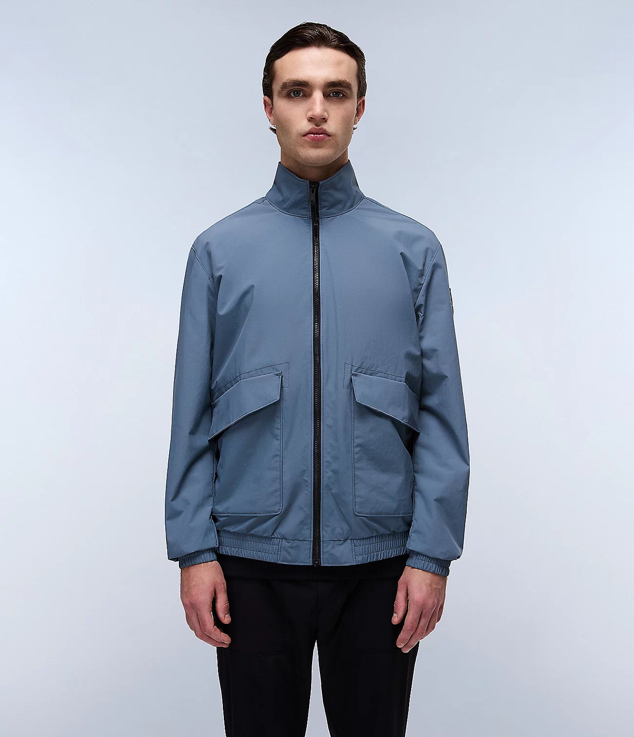 Napapijri Giovi Short Jacket in Stormy Wheat