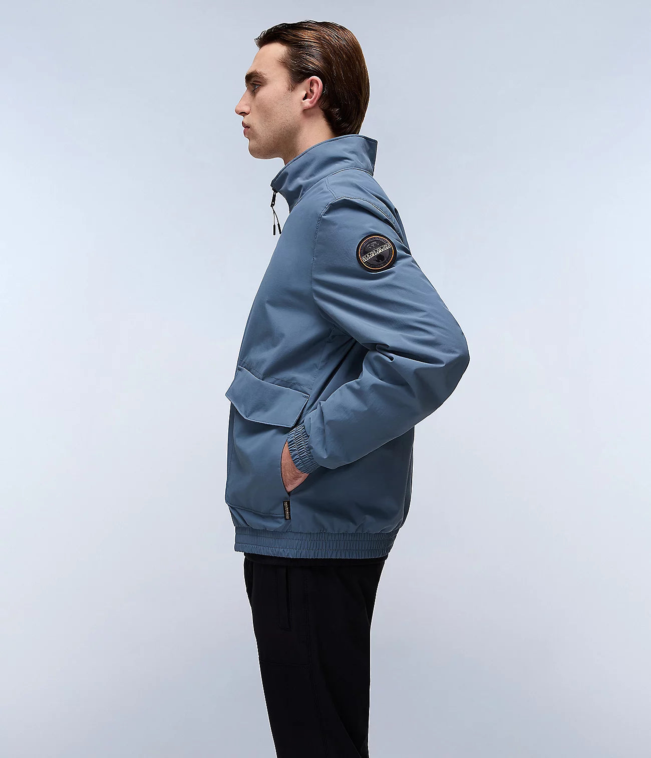 Napapijri Giovi Short Jacket in Stormy Wheat