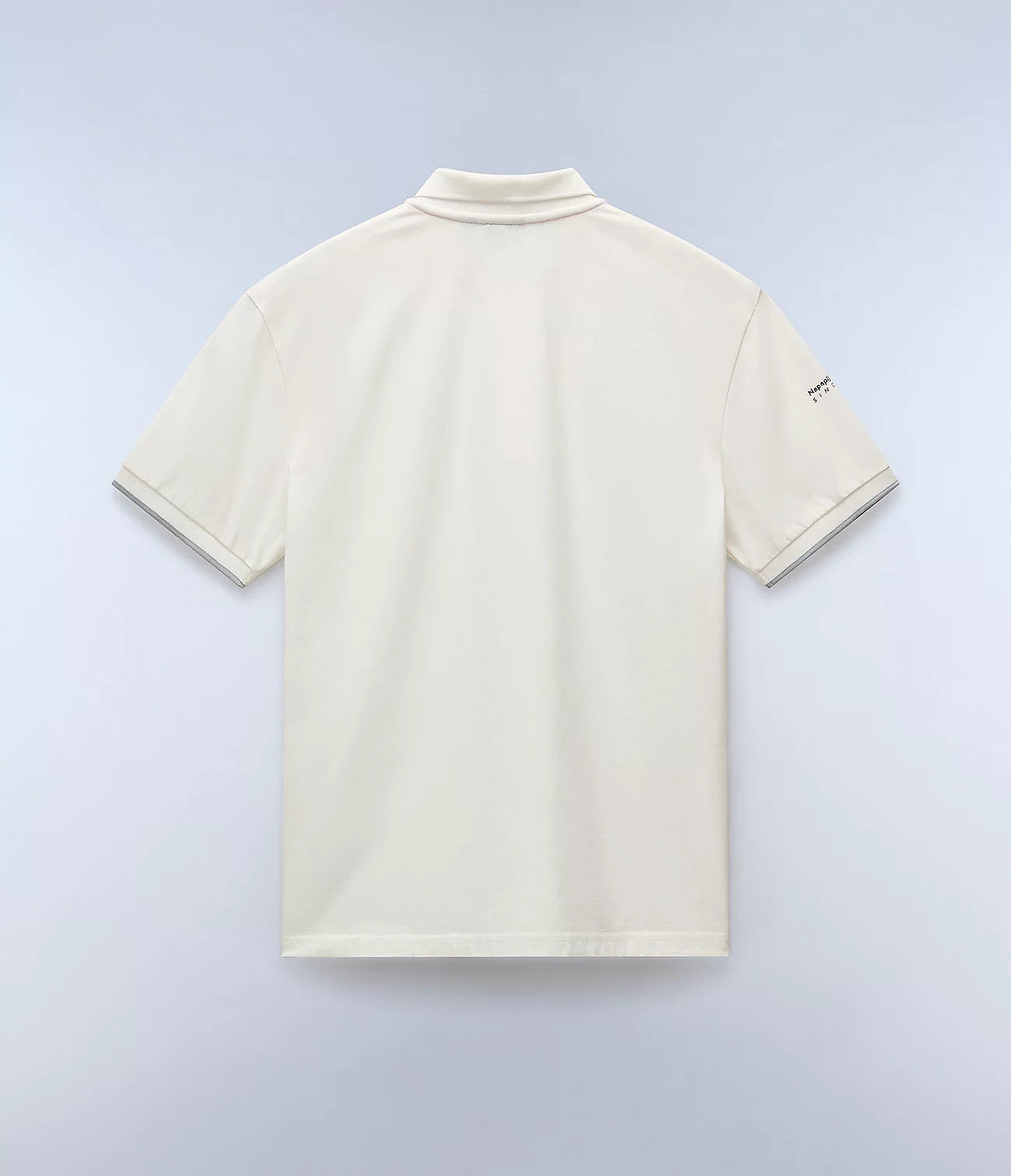 Napapijri Badge Summer Short Sleeve Polo Shirt White