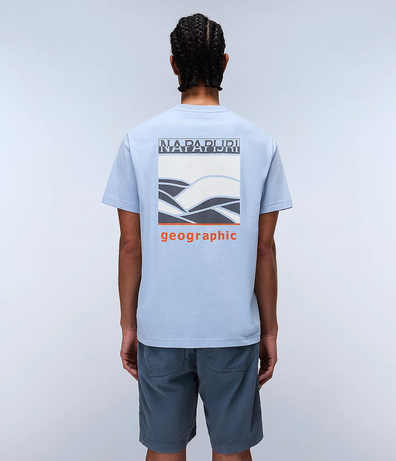 Napapijri Sovana Short Sleeve T-Shirt Light Blue