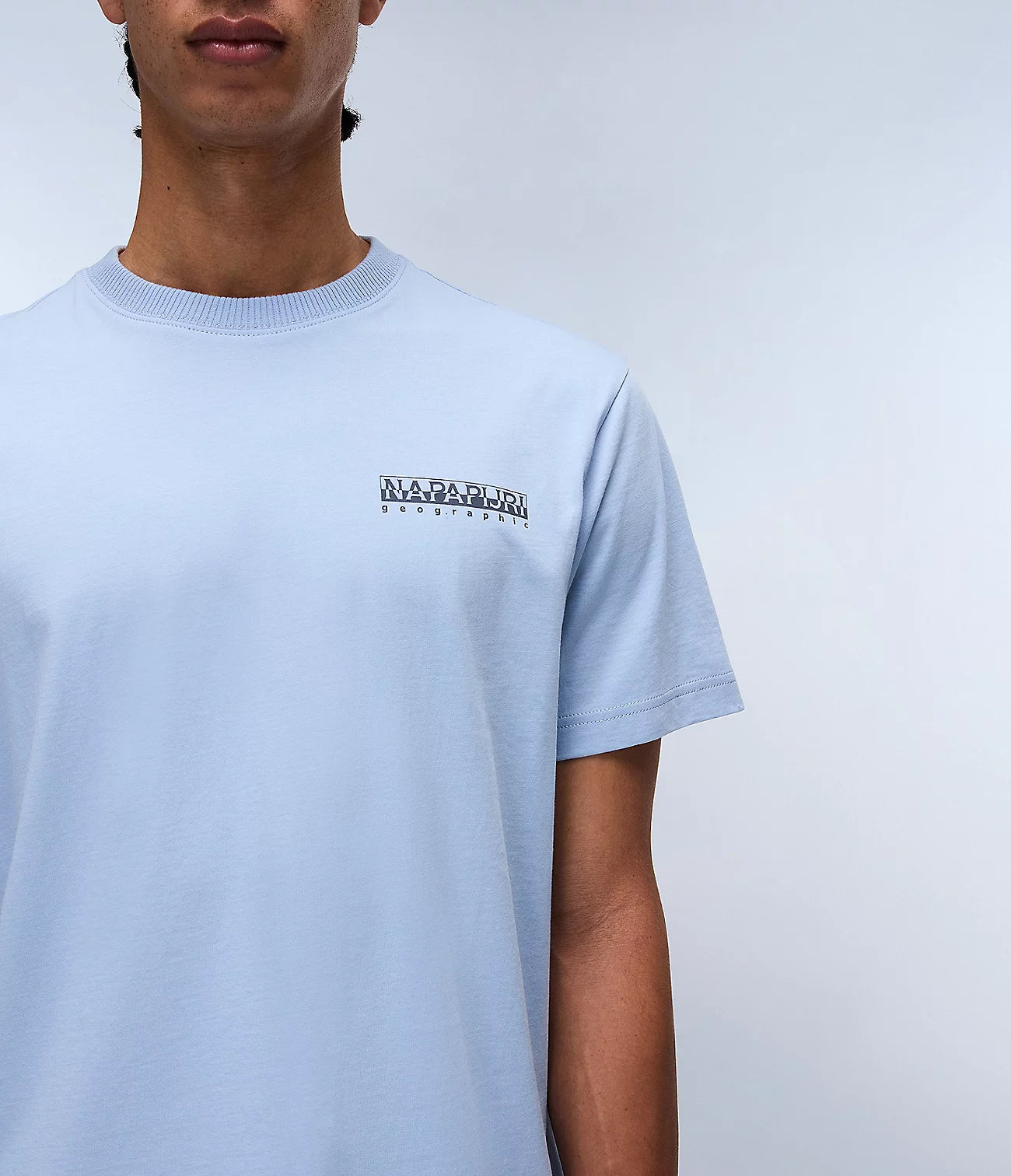 Napapijri Sovana Short Sleeve T-Shirt Light Blue