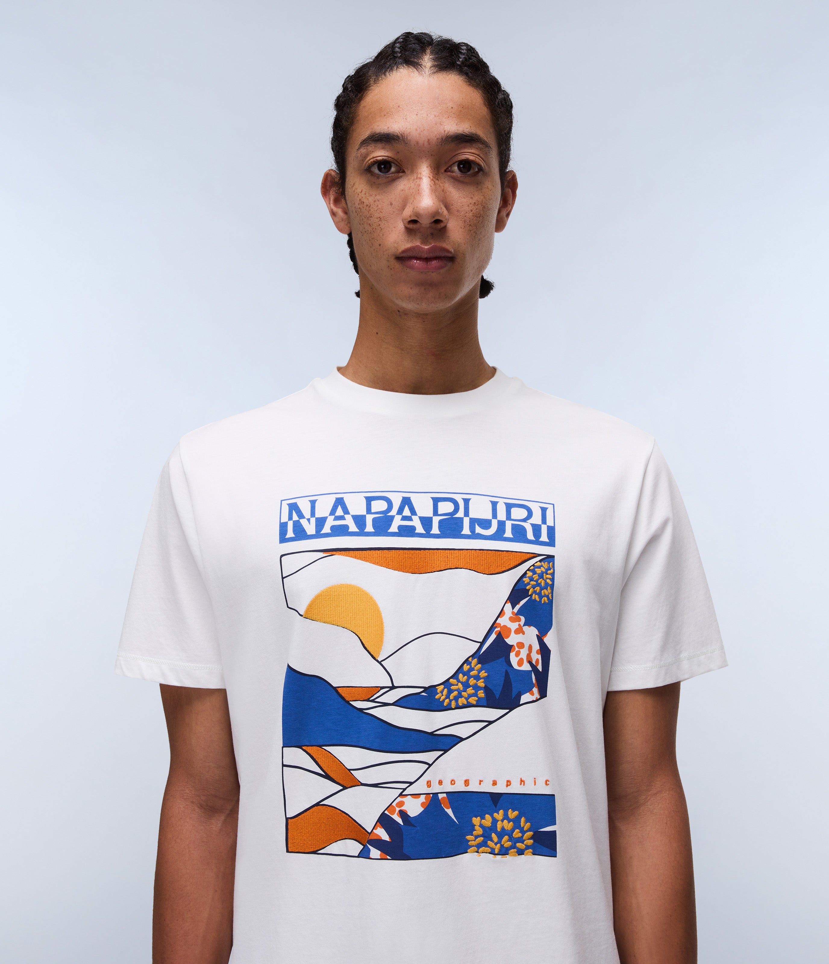 Napapijri Valdor Short Sleeve T-Shirt White