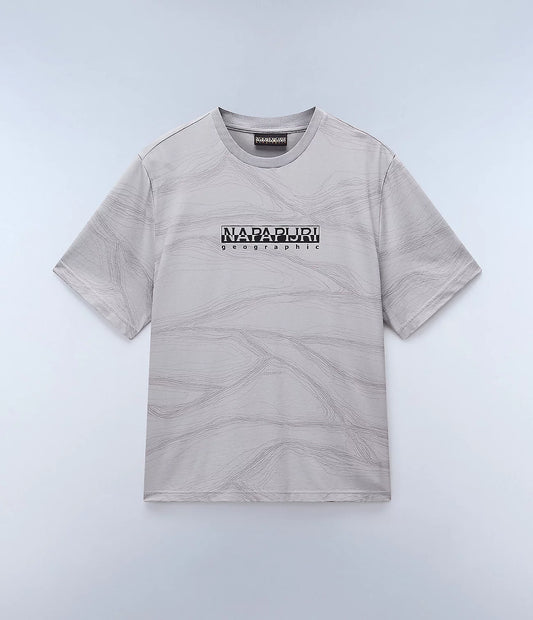 Napapijri Cellini Short Sleeve T-Shirt Grey