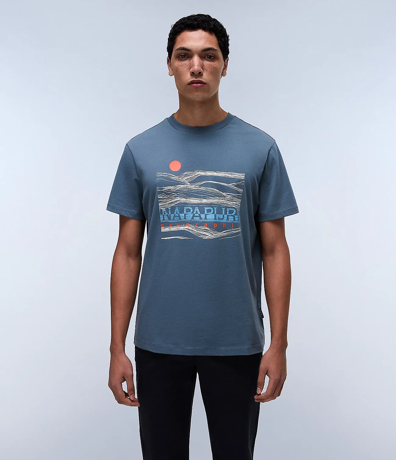Napapijri Buti Short Sleeve T-Shirt Stormy Weat Grey