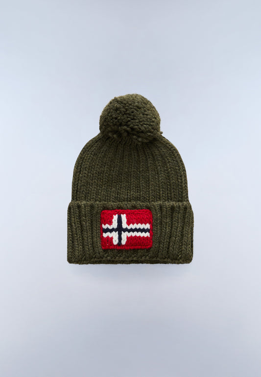 Napapijri Semiury 5 Bobble Hat in Tea Leaf