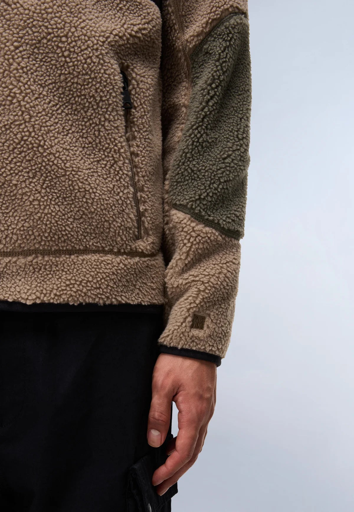 Napapijri Yupik Zip Fleece Multi Brown/Green