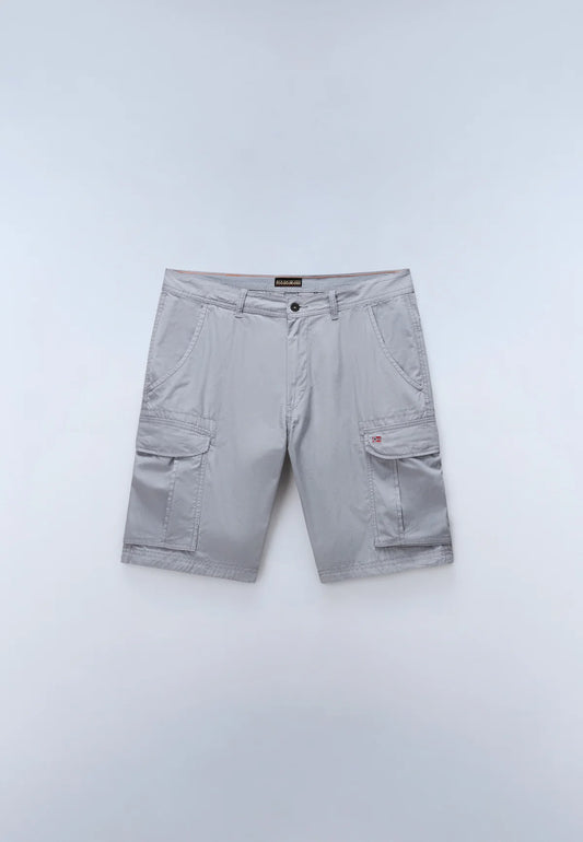 Napapijri Noto 2.0 Cotton Cargo Shorts Shark Grey