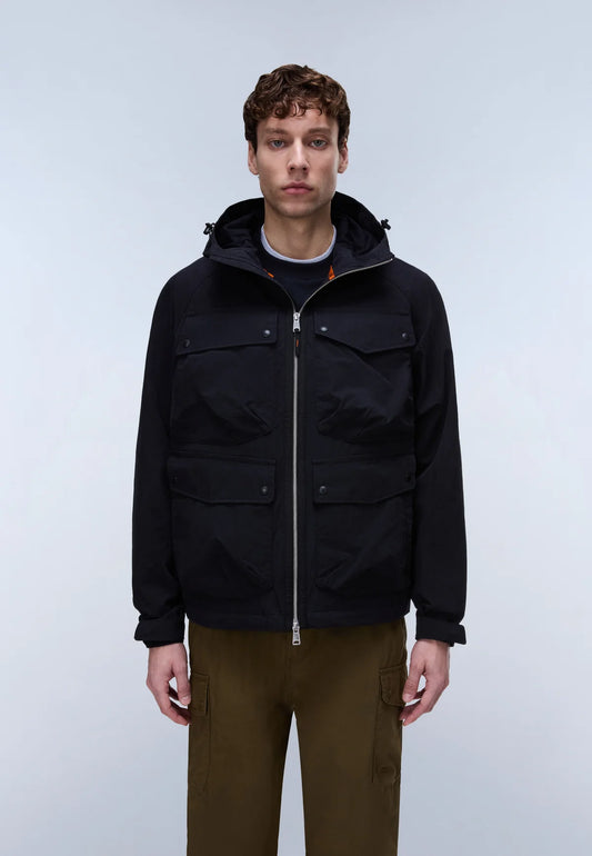 Napapijri A-Rivalto Cotton Hooded Jacket Black