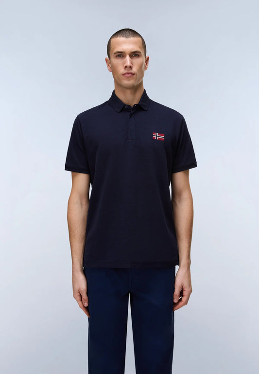 Napapijri Ebea Pique Polo Blue Marine